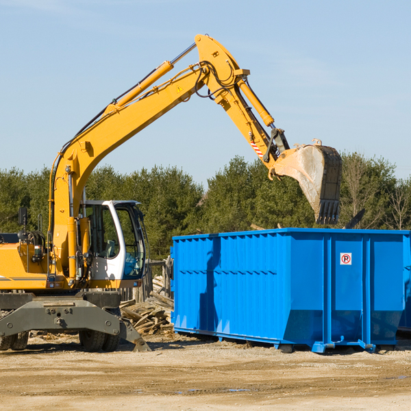 are there any restrictions on where a residential dumpster can be placed in Jenkinsburg GA